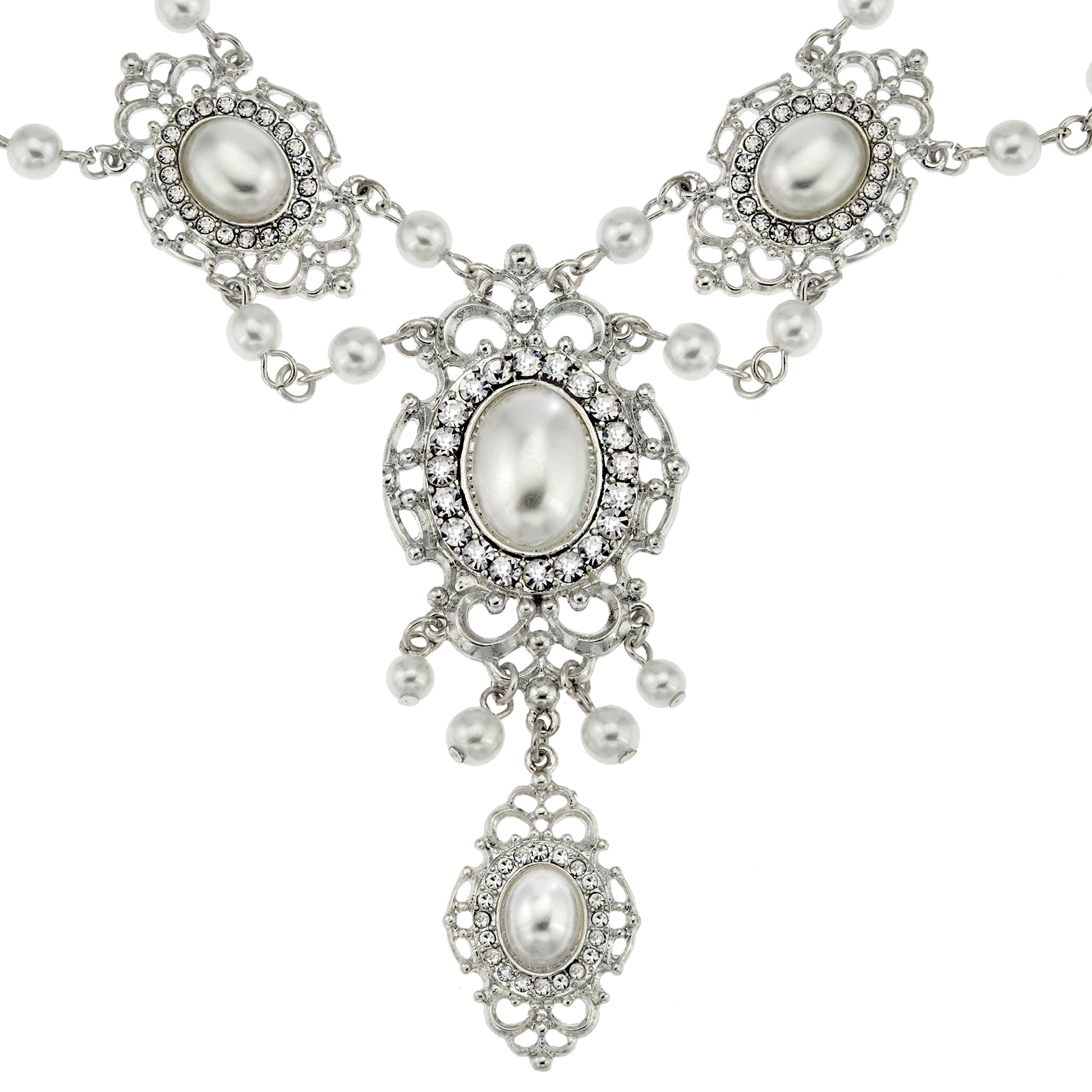 bridal jewelry-jewelry for the bride-brides necklaces-pearl necklace-prom jewelry-womens necklace-parl jewelry-statement necklace