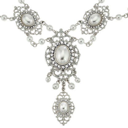 bridal jewelry-jewelry for the bride-brides necklaces-pearl necklace-prom jewelry-womens necklace-parl jewelry-statement necklace