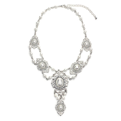 bridal jewelry-jewelry for the bride-brides necklaces-pearl necklace-prom jewelry-womens necklace-parl jewelry-statement necklace