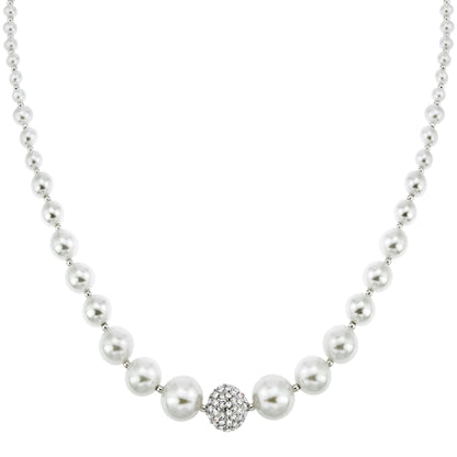 prom jewelry-wedding necklace-wedding jewelry-jewelry for the prom-crystal necklace-pearl necklace-bib necklace