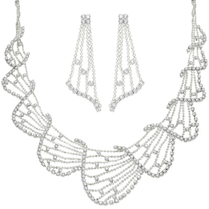 bridal jewelry-diamond jewelry-jewelry for the bride-necklace and earring sets-party jewelry-bling jewelry