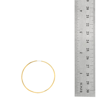 Classic Small Gold Tone Hoop Earrings
