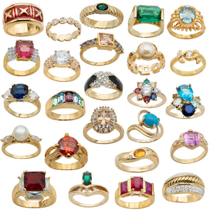 ring sets-collection of jewels-gold rings-silver rings-engagement rings