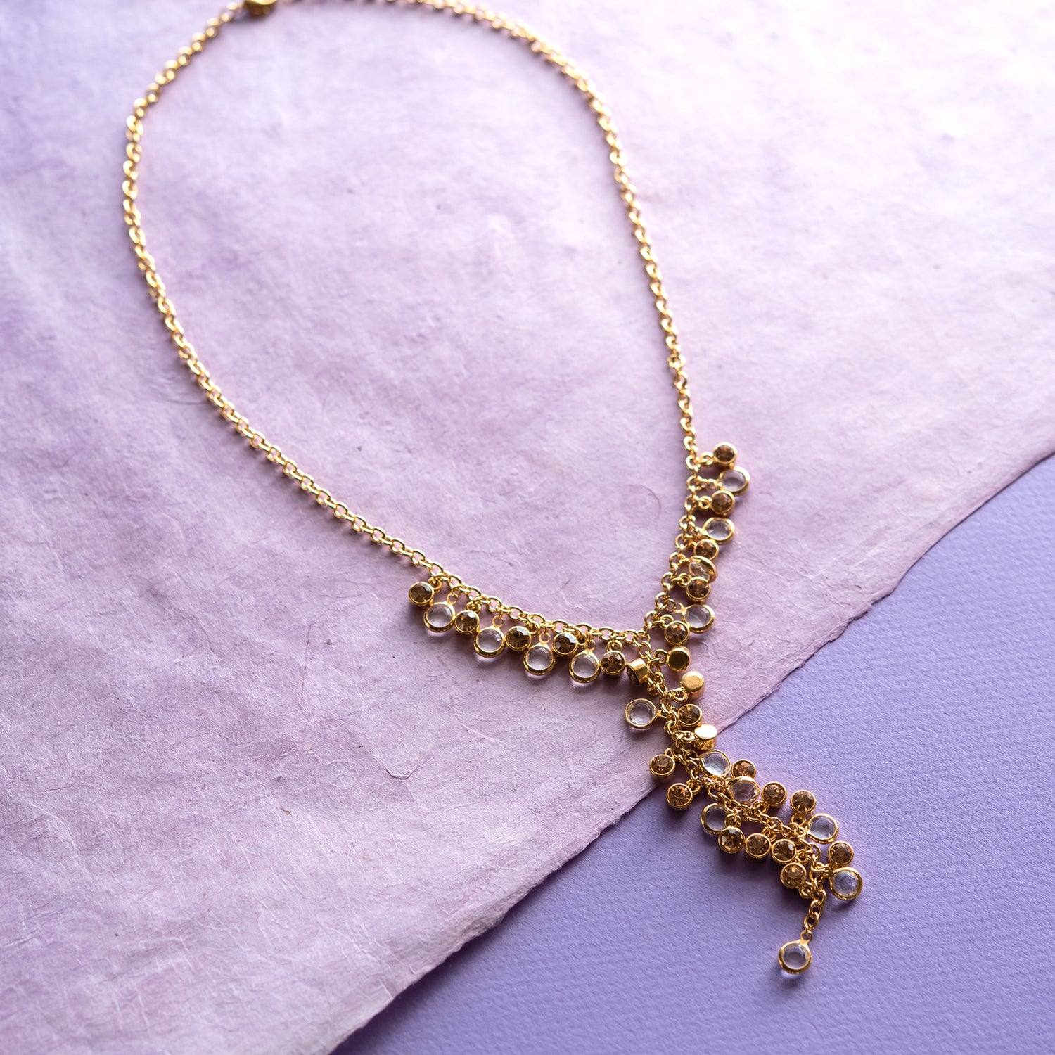 Y-necklace-gold-beads-and-crystals