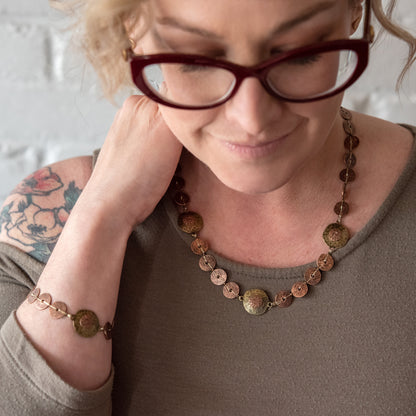 Bronze Beauty Brass Necklace