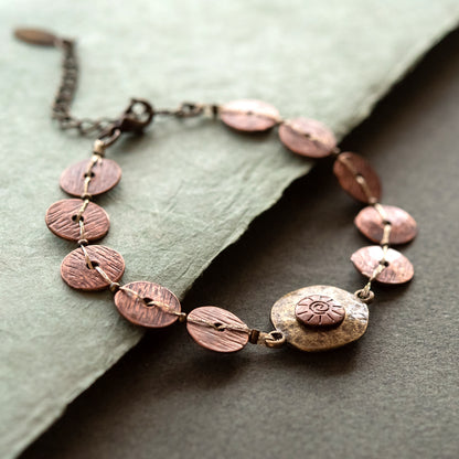 metal-disk-bracelet-bronze-gold