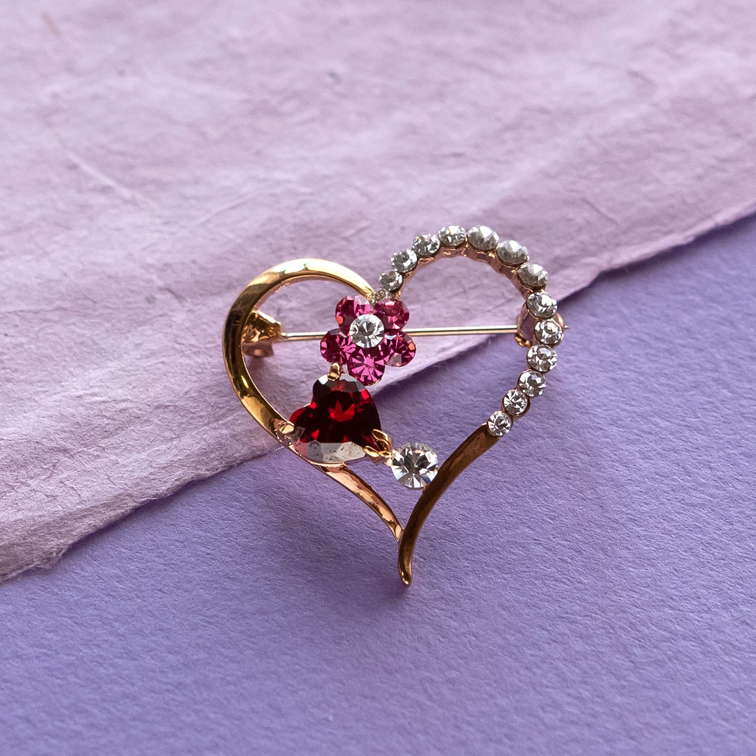 Crystal-Gold-Plated-Heart-pin-brooch