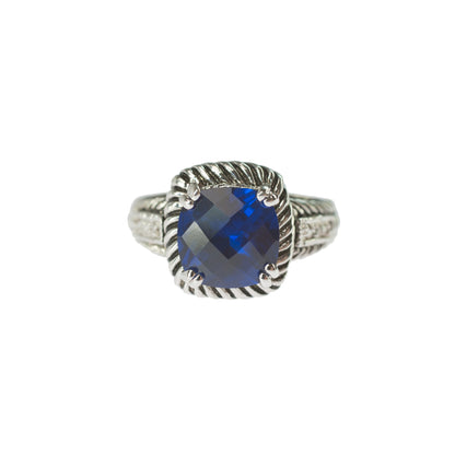 Astonish Sapphire Cubic Zirconia Ring