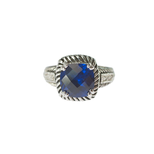 Astonish Sapphire Cubic Zirconia Ring