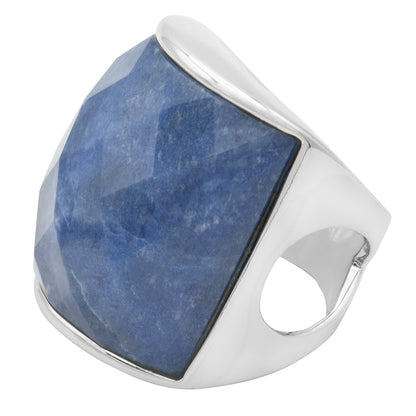 Statement Sodalite Cocktail Ring