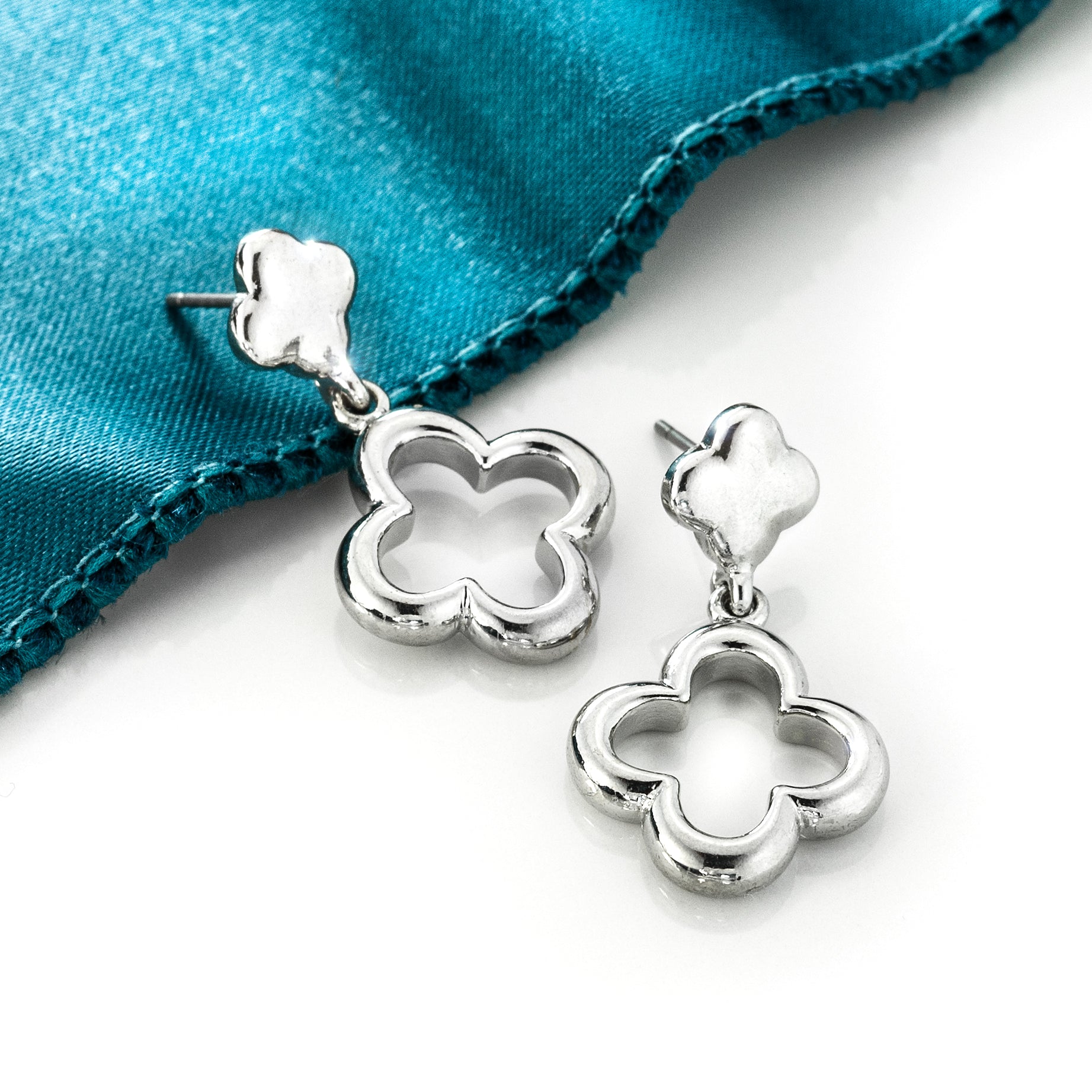 silver earrings-dangle earrings-womens earrings