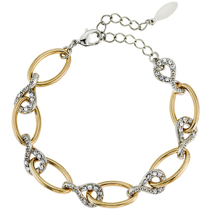 womens bracelets-link bracelets-gold bracelets-gold and silver bracelet