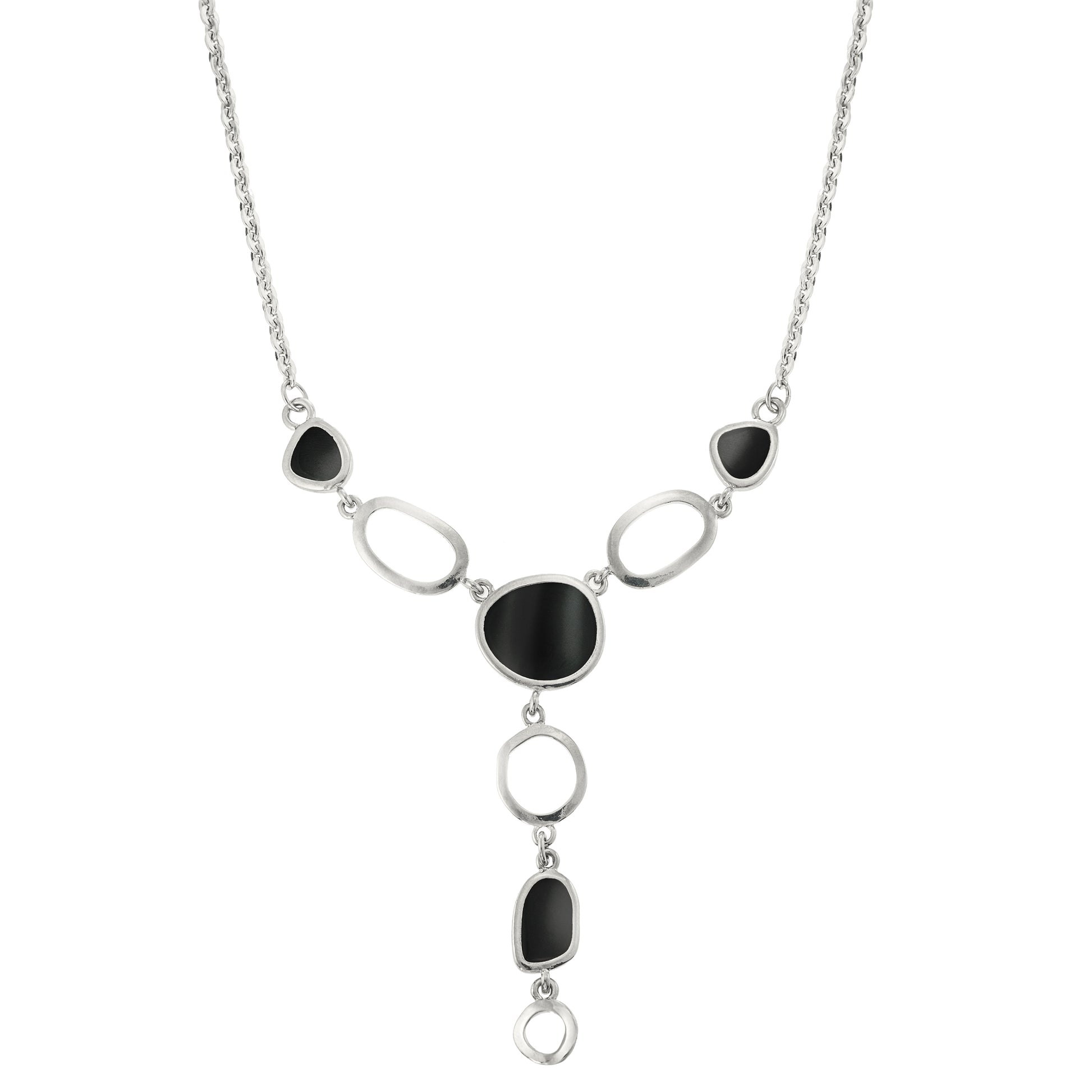 silver and black jewelry-womens jewelry