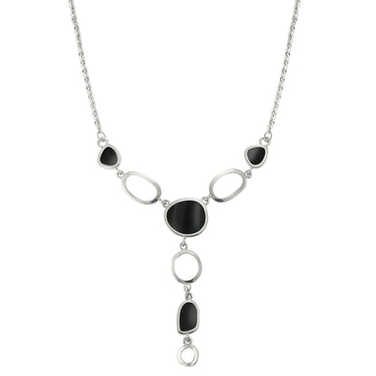 silver and black jewelry-womens jewelry