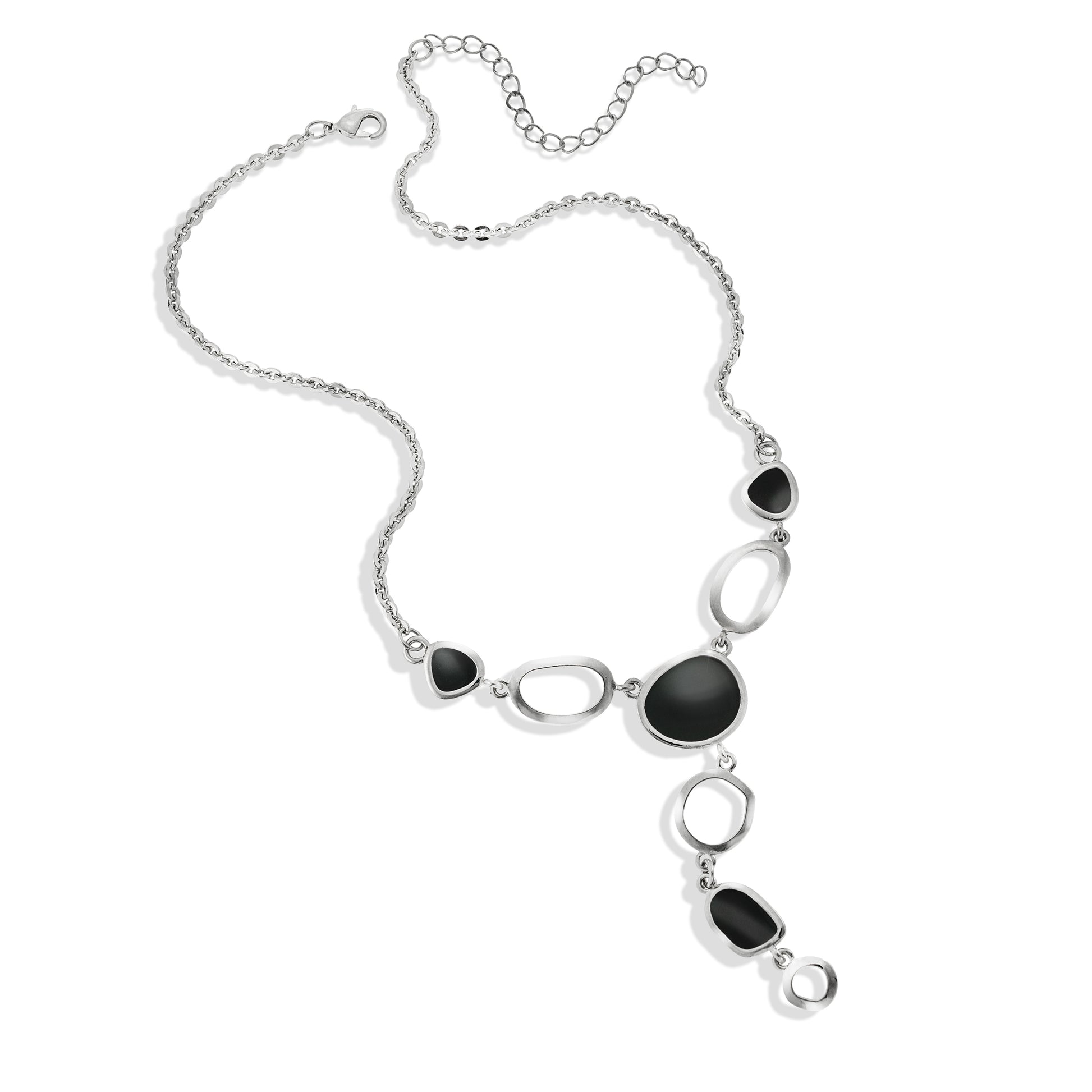 silver and black jewelry-womens jewelry