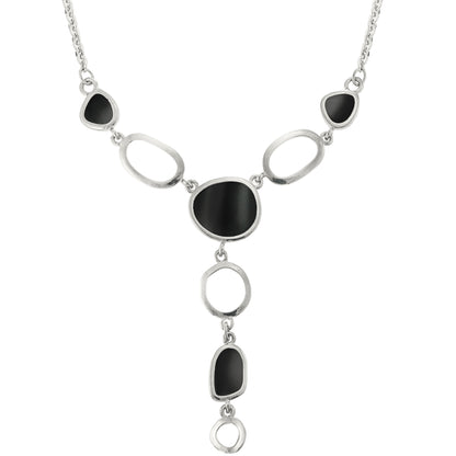 silver and black jewelry-womens jewelry