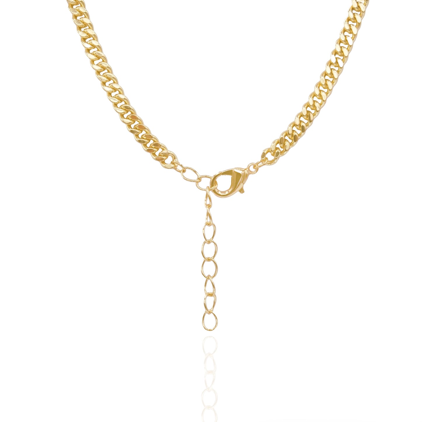 Cubic Zirconia Chain Necklace with Extender