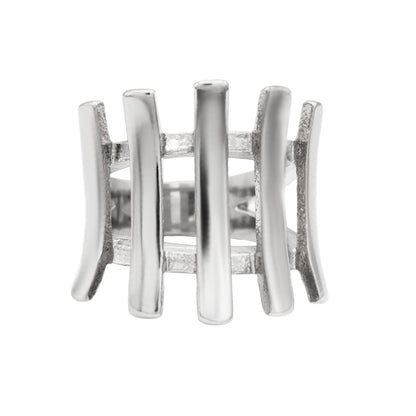 Modern Geometric Bar Stainless Steel Statement Ring