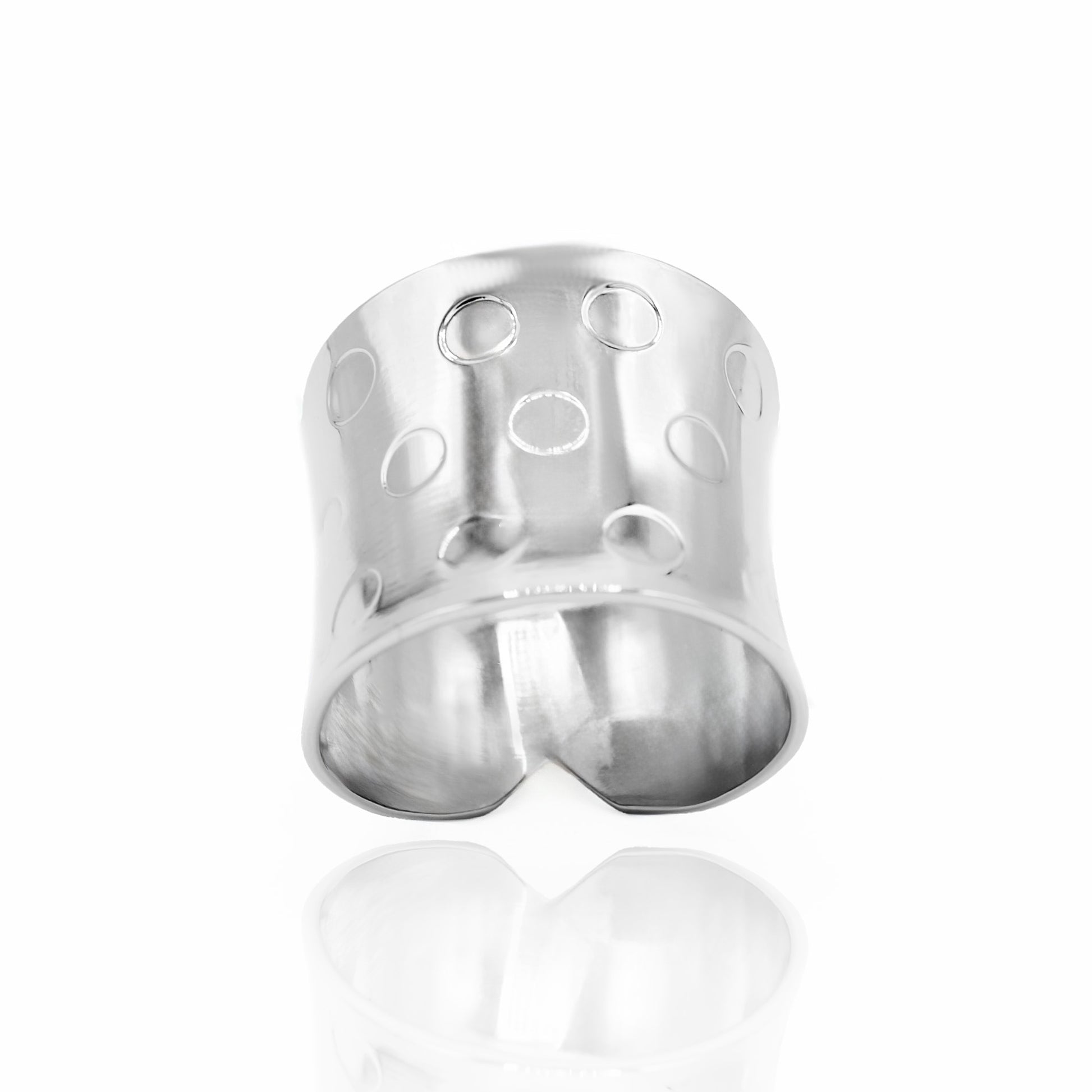stainless steel fashion womens ring