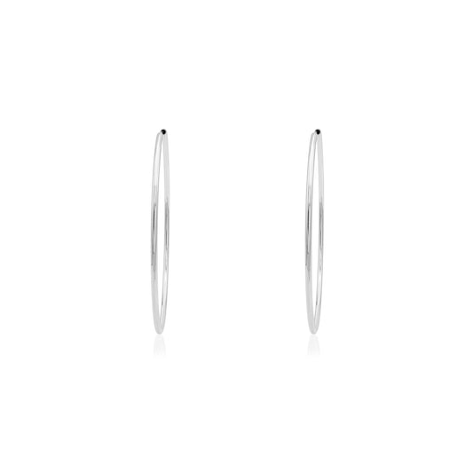Classic Small Silver Hoop Earrings