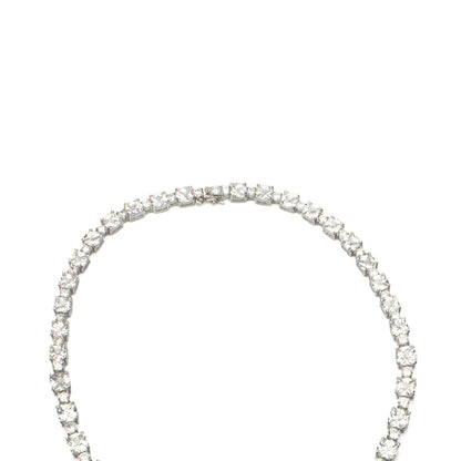 cubic zirconia-bridal-diamond-necklace