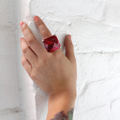 womens rings-ruby ring-july birthstone