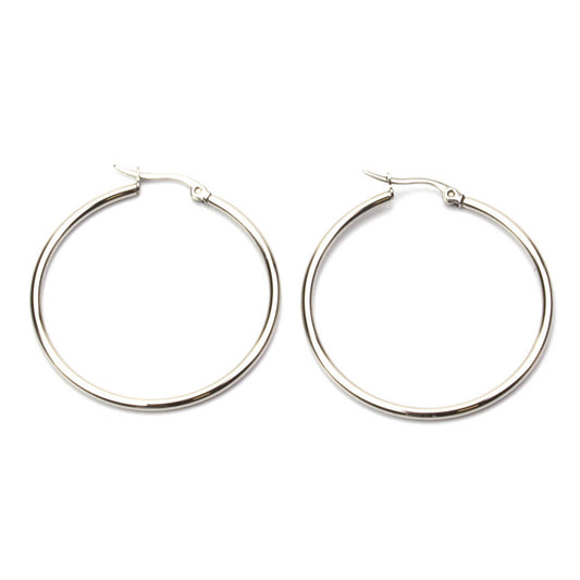 Circle of Life Stainless Steel Earrings