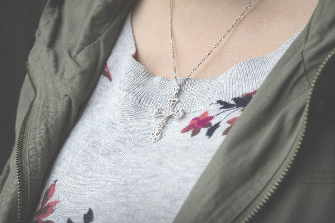 Sweet Providence Cross Pendant Necklace
