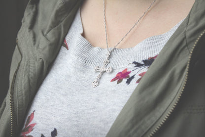 Sweet Providence Cross Pendant Necklace