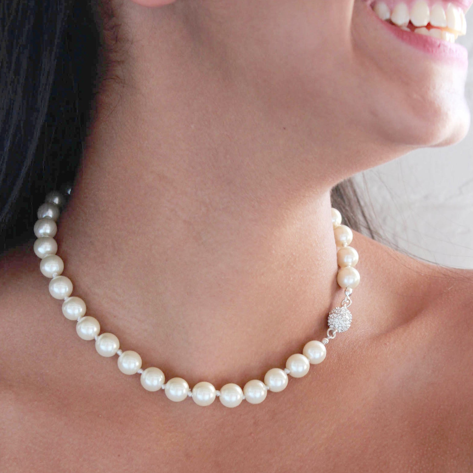 prom jewelry-wedding necklace-wedding jewelry-jewelry for the prom-crystal necklace-pearl necklace-bib necklace
