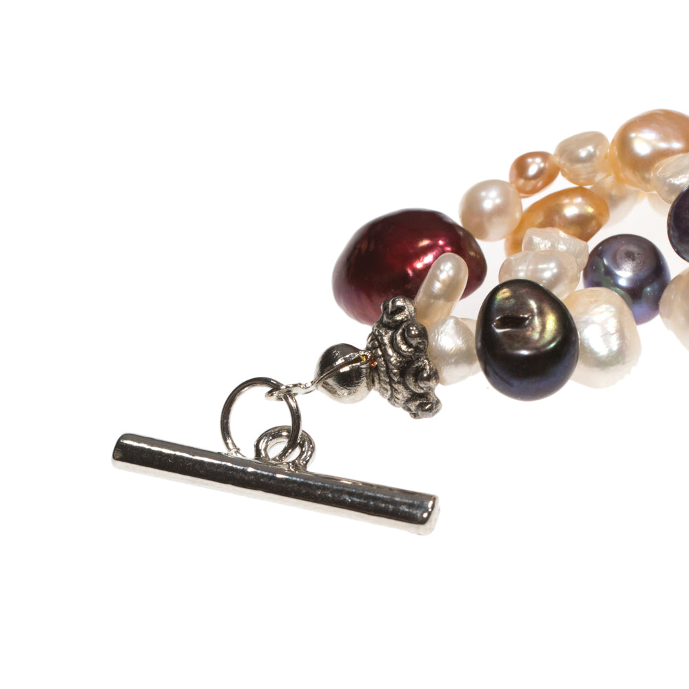 C'est Magnigique Amethyst and Pearl Bracelet