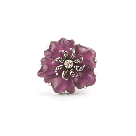 Martina Pink Flower Ring