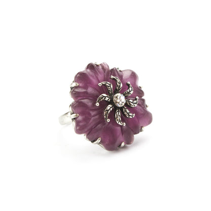 Martina Pink Flower Ring