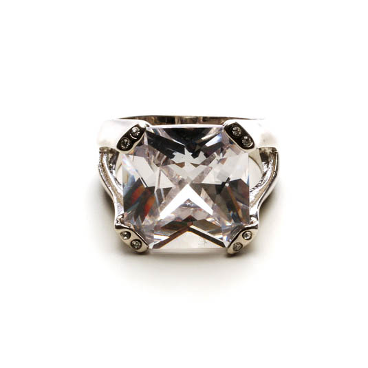 ring-clear crystal-cocktail rings-april birthstone