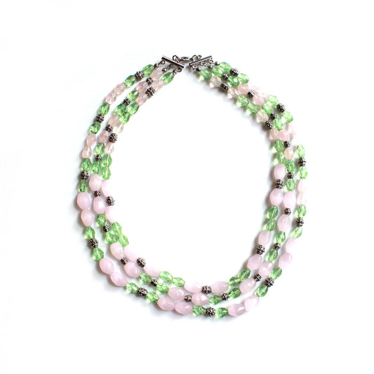 Perfectly Pastel Pink Quartz Necklace